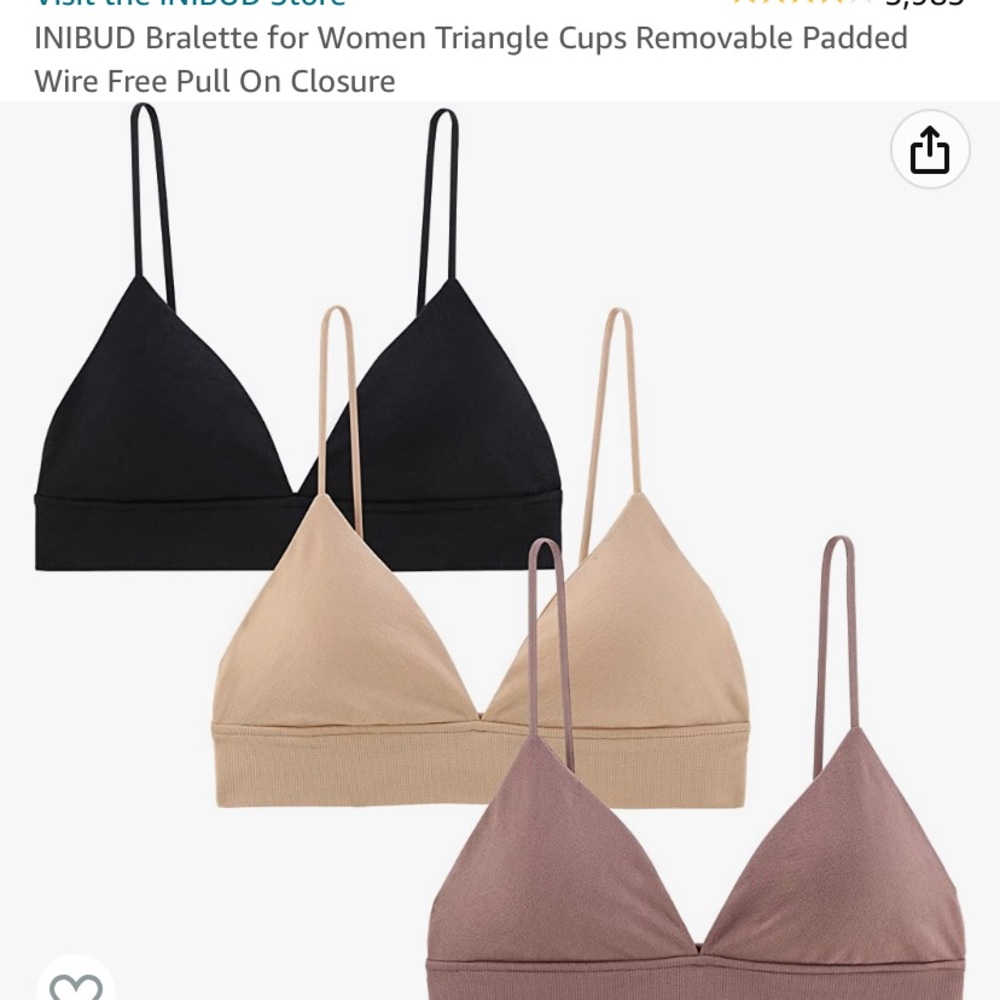 Bralette- 3 pack
